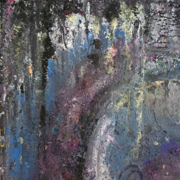 HANDCRAFTED Abstract Painting HANDPAINTED & HANDMADE Wall Art Decor 24x30
